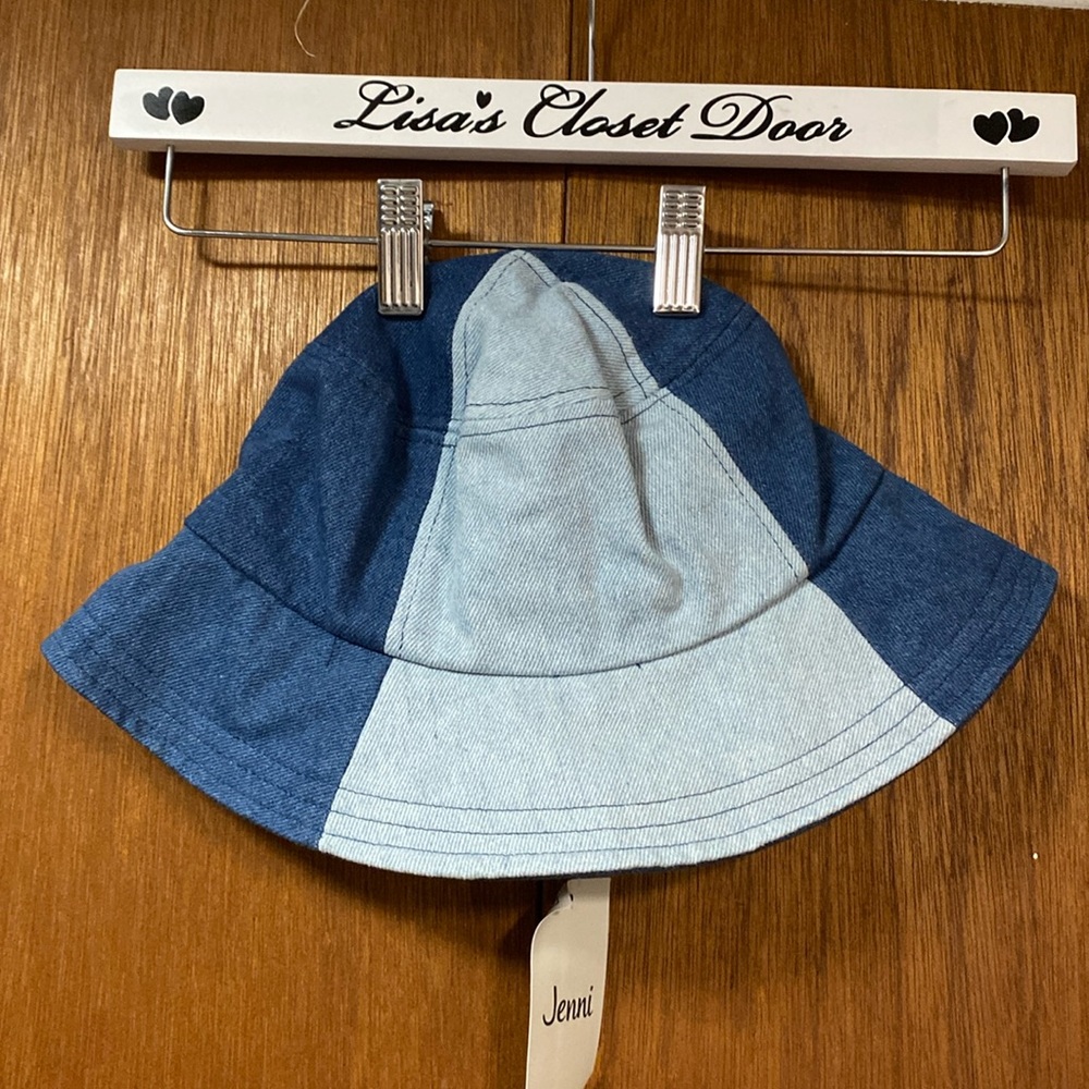Jenni Denim Bucket Hat NWT